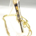 Magnetic Seam Ripper Necklace 24kt Gold 2-1