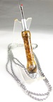 Magnetic Seam Ripper Necklace Satin Spalted Tamarind 1-2